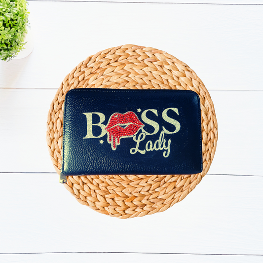 "Lady Boss kiss" portefeuille